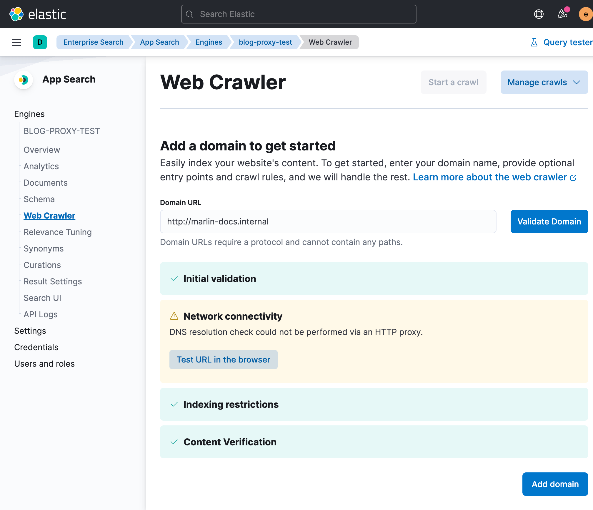 crawler proxy validation