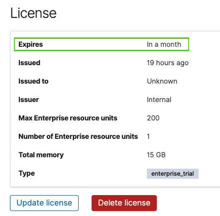 Elastic Cloud Enterpriselicense details