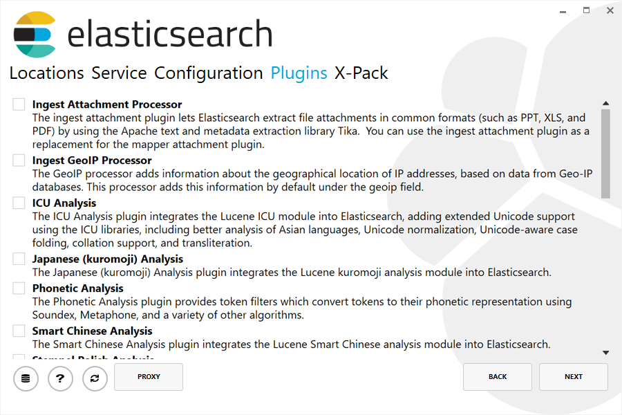 msi installer selected plugins