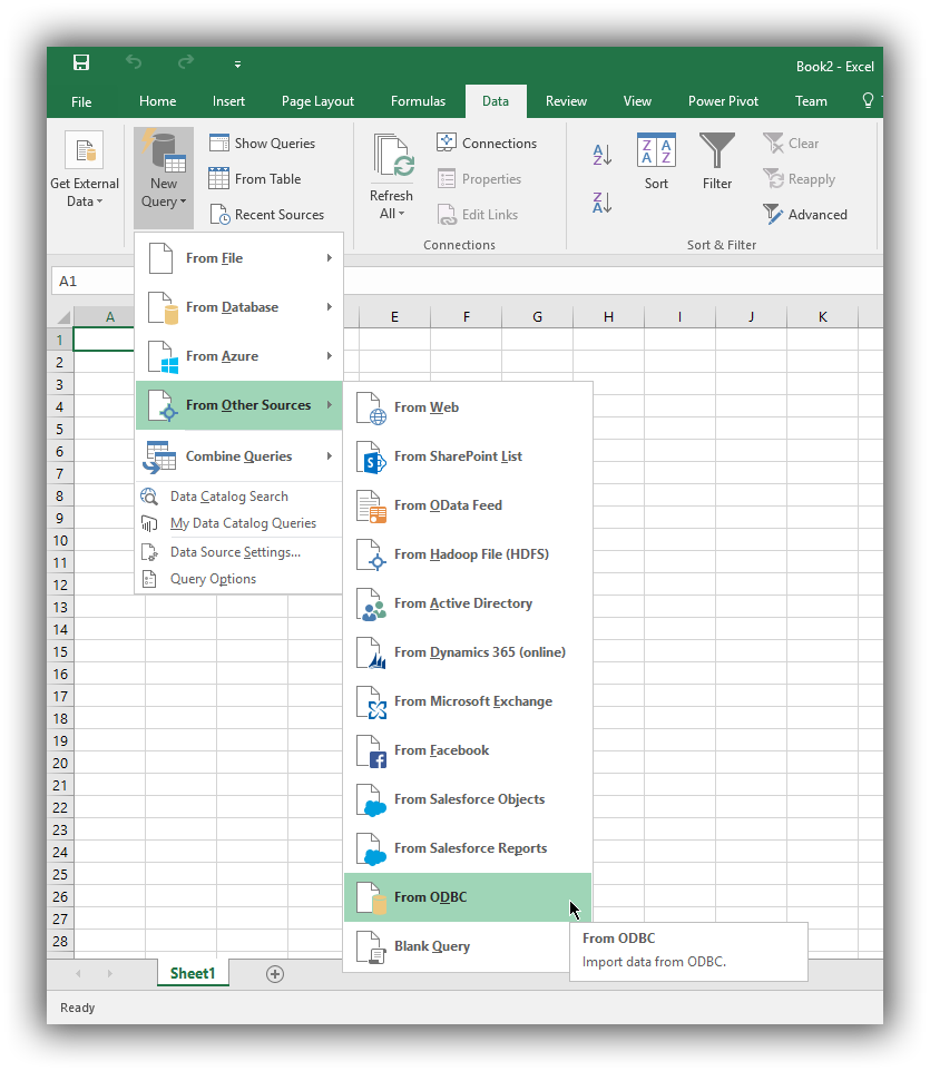 how to create a correlation table in excel 2016 for mac