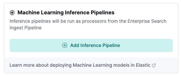 Add Inference Pipeline