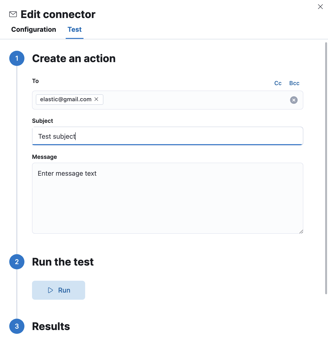 Email connector and action Kibana Guide [8.11] Elastic