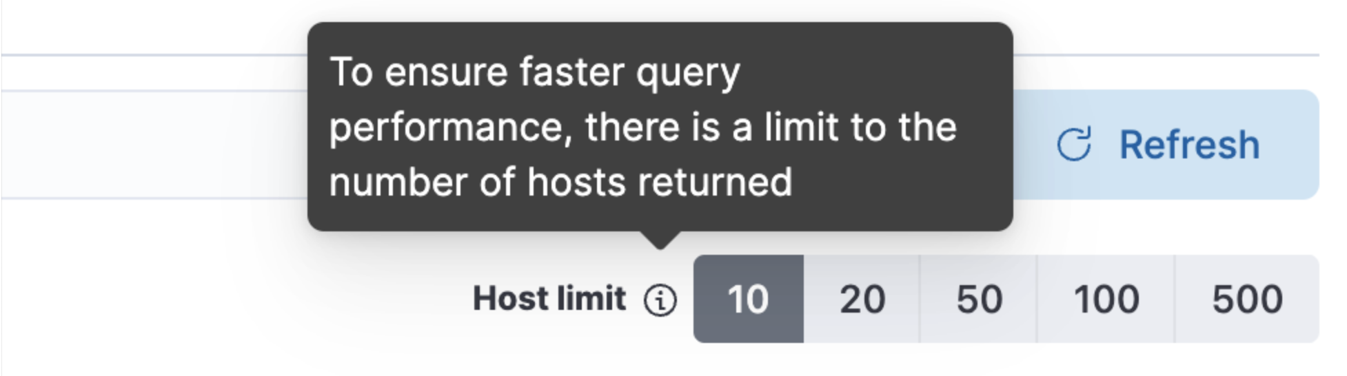 Setting a host limit