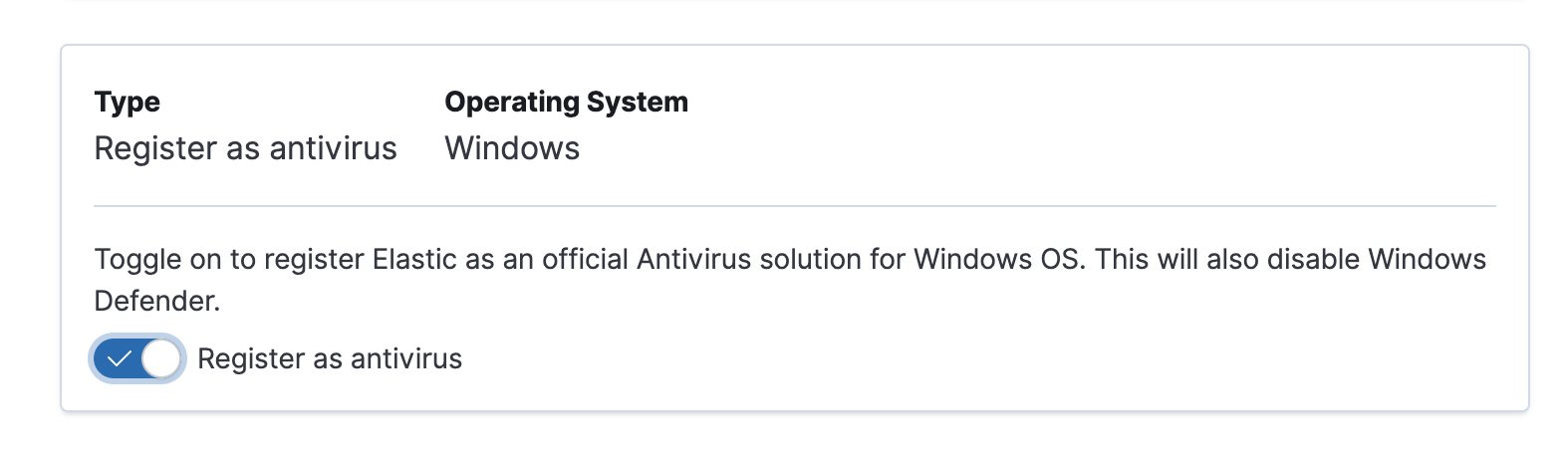register as antivirus
