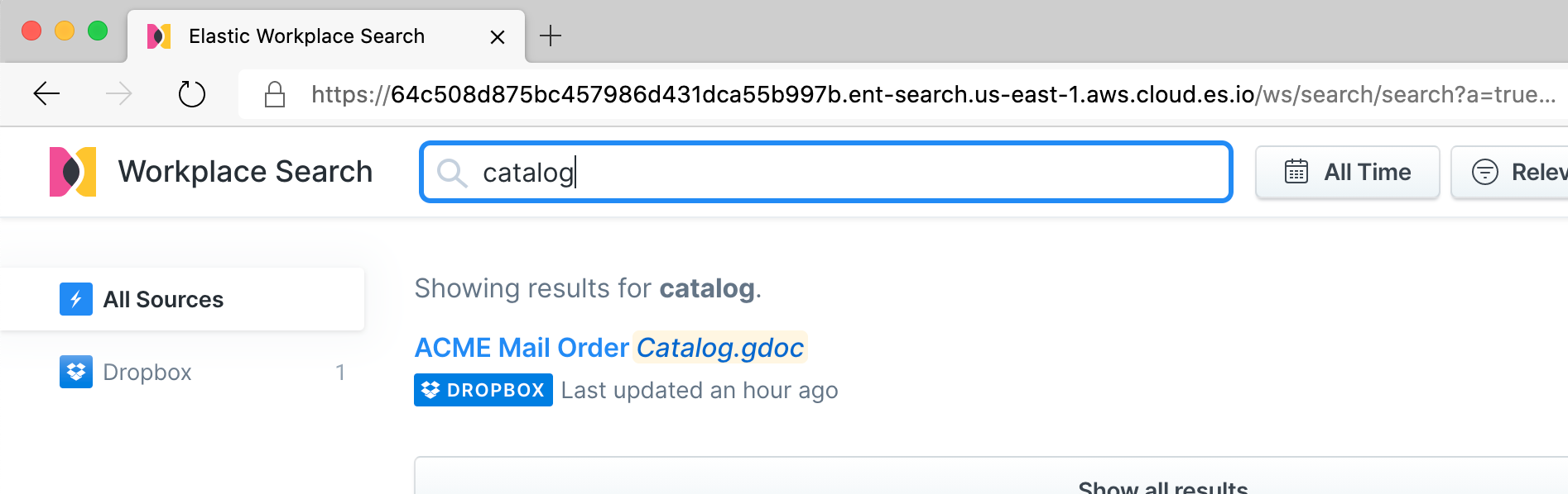 opensearch edge search results