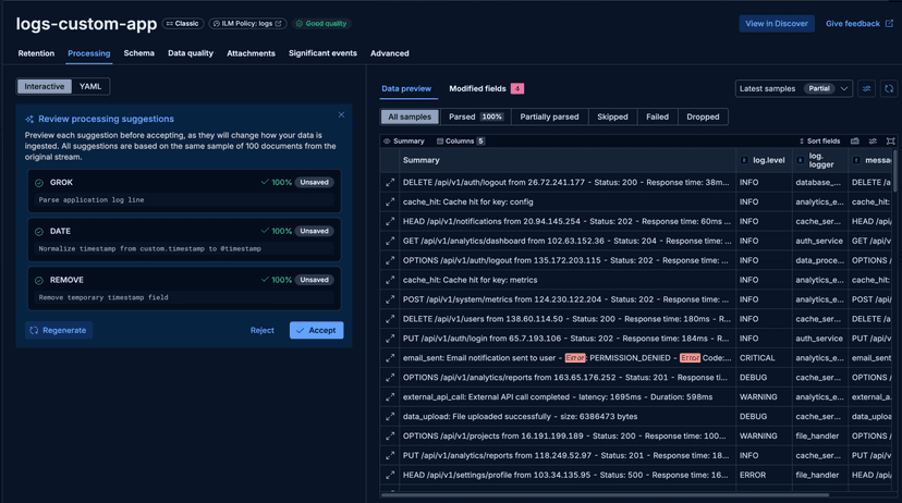 How Streams Generates a Log Pipeline in Seconds