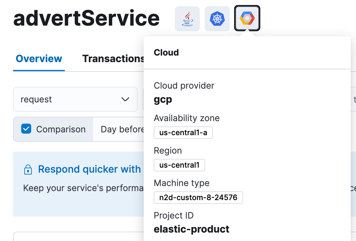 Auto-detection of service and cloud resources