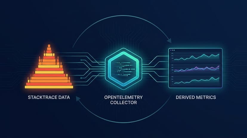 Self-Driving Observability: From Stacktraces to Profiling-Derived Metrics