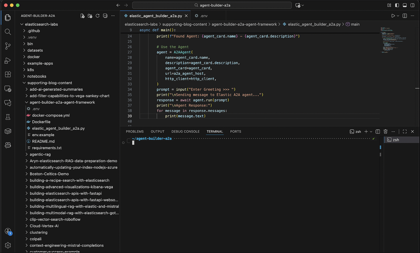 Getting started with Elastic Agent Builder and Microsoft Agent Framework