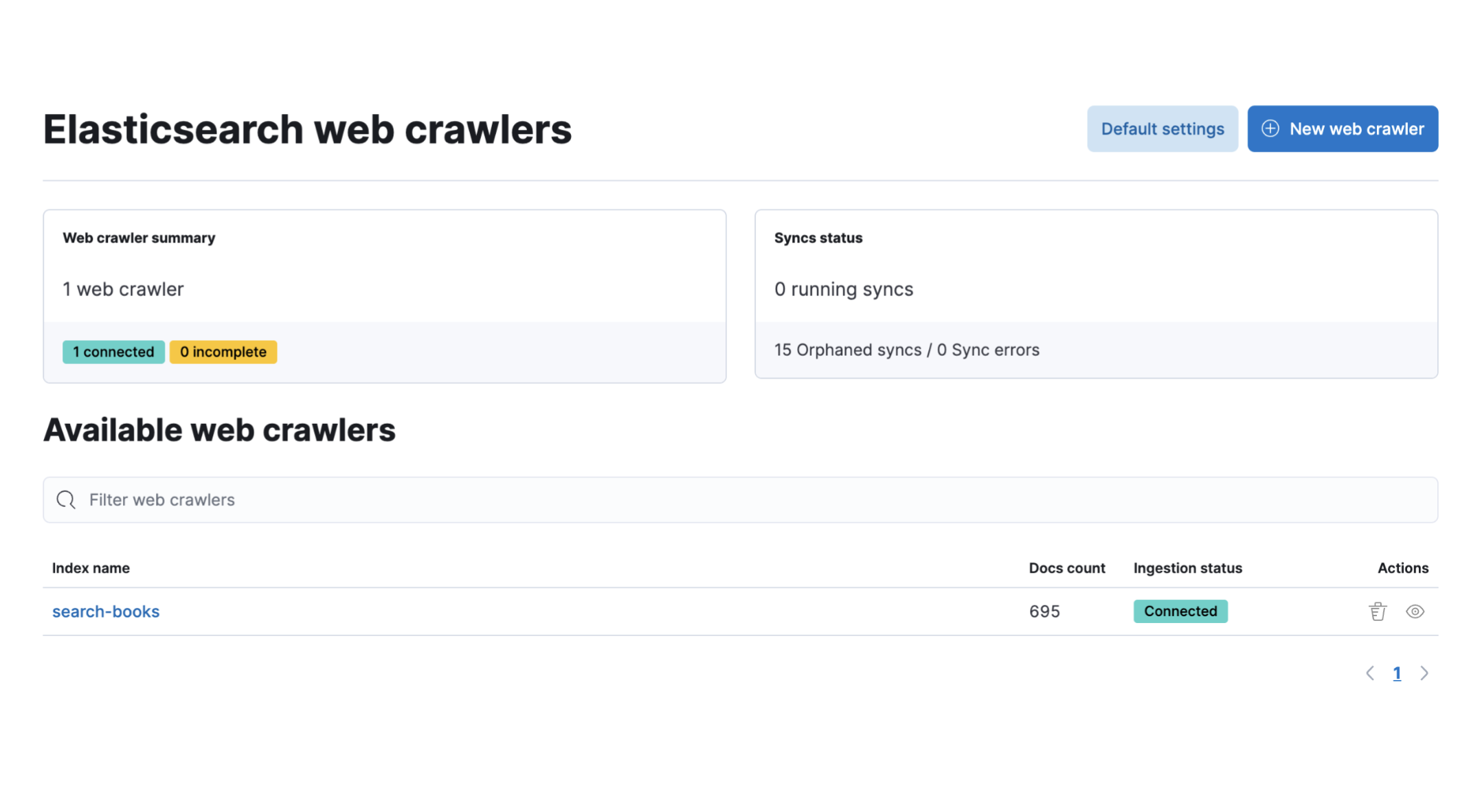 Elastic web crawler: Add search to your website