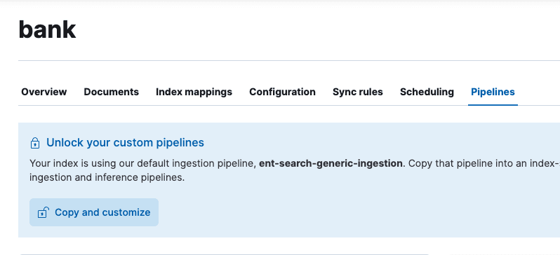 Ingest pipelines' Content UI - Elastic Jira connector