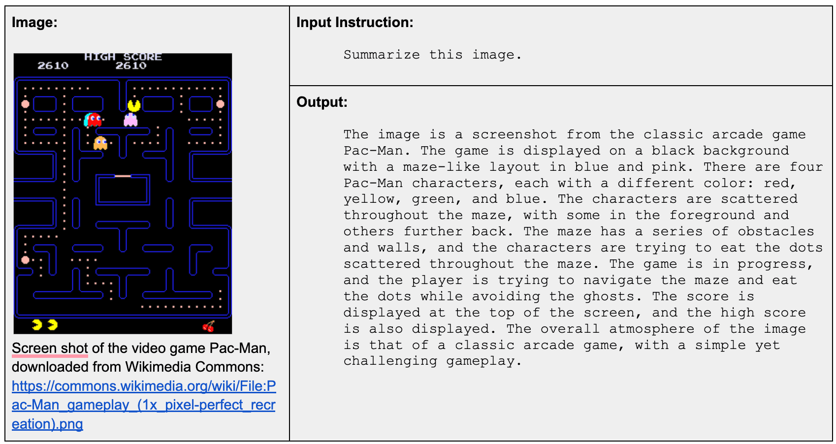 jina-vlm (visual language model) parses video game