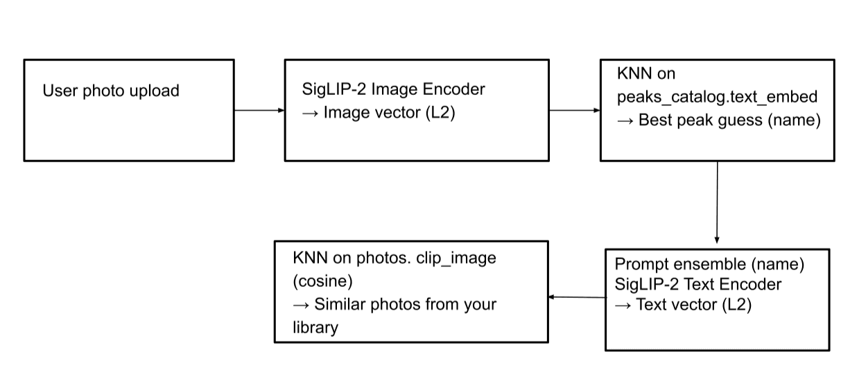 How multimodal search by image (image-to-image) works in Elasticsearch.