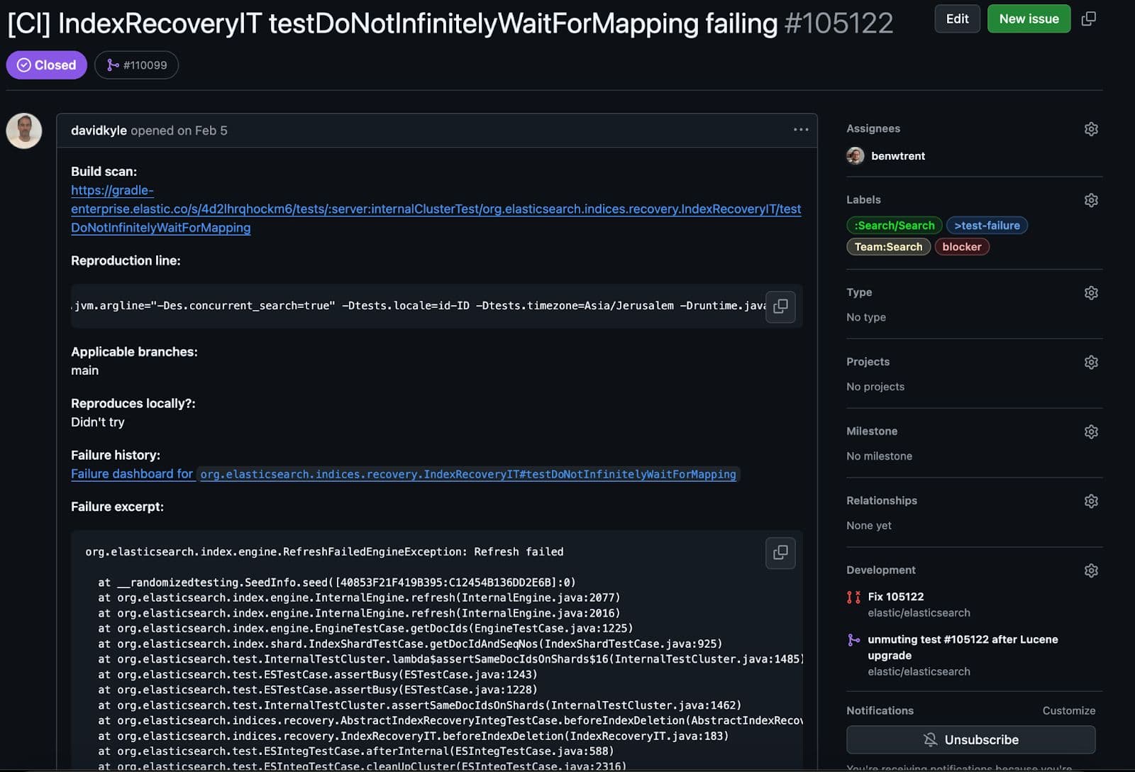 github issue: https://github.com/elastic/elasticsearch/issues/105122