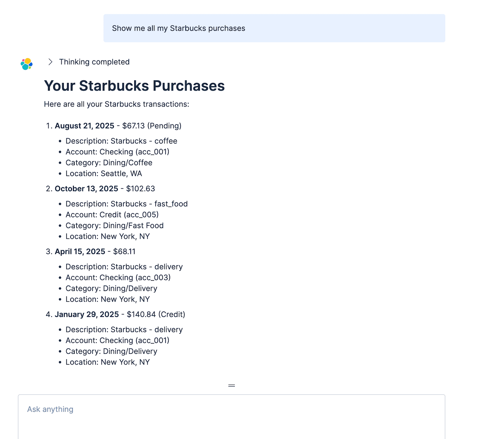 Response while testing in the Agent Builder with Groq