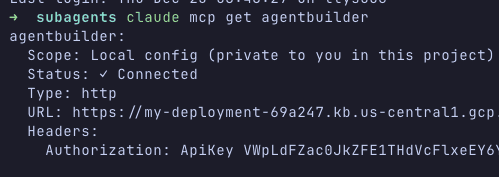 Code for "Claude MCP get agentbuilder.