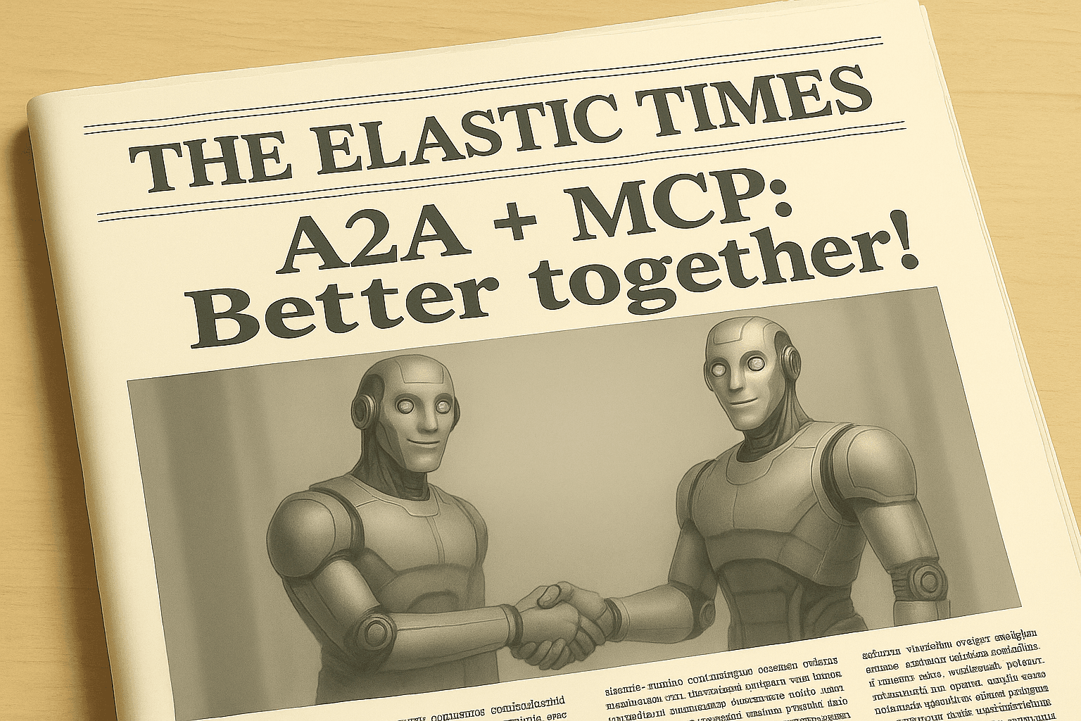 Creating an LLM Agent newsroom with A2A protocol and MCP in Elasticsearch