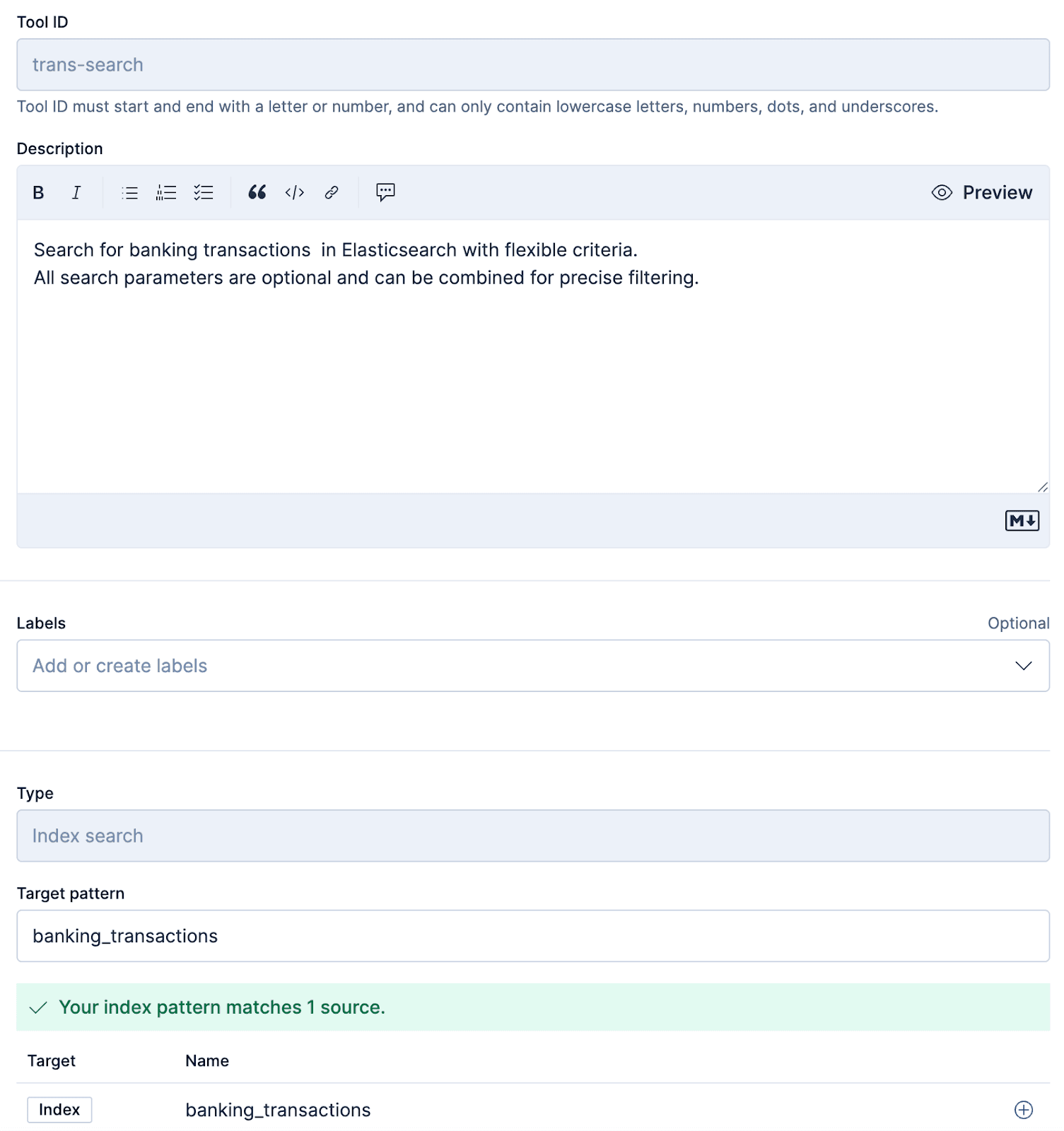 Agent Builder will with default to using the Groq connector.