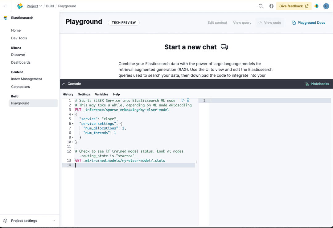 Playground: Experiment with RAG applications with Elasticsearch in ...