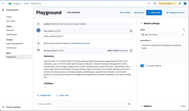 Using Elastic's Playground to experiment with RAG applications ...