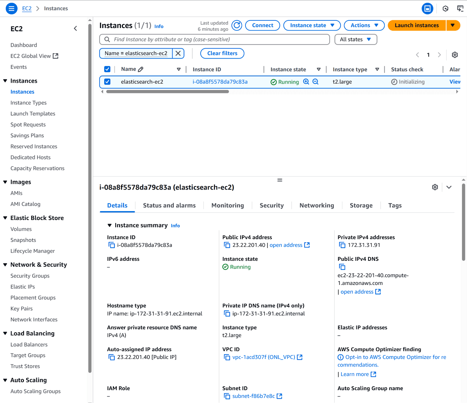 Elasticsearch on AWS EC2: How to install & configure - Elasticsearch Labs