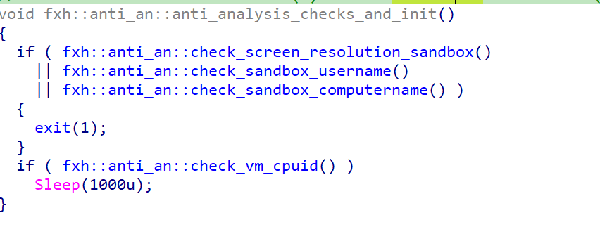 Hypervisor vendor string comparison using the CPUID instruction (Source : Elastic Security Labs).