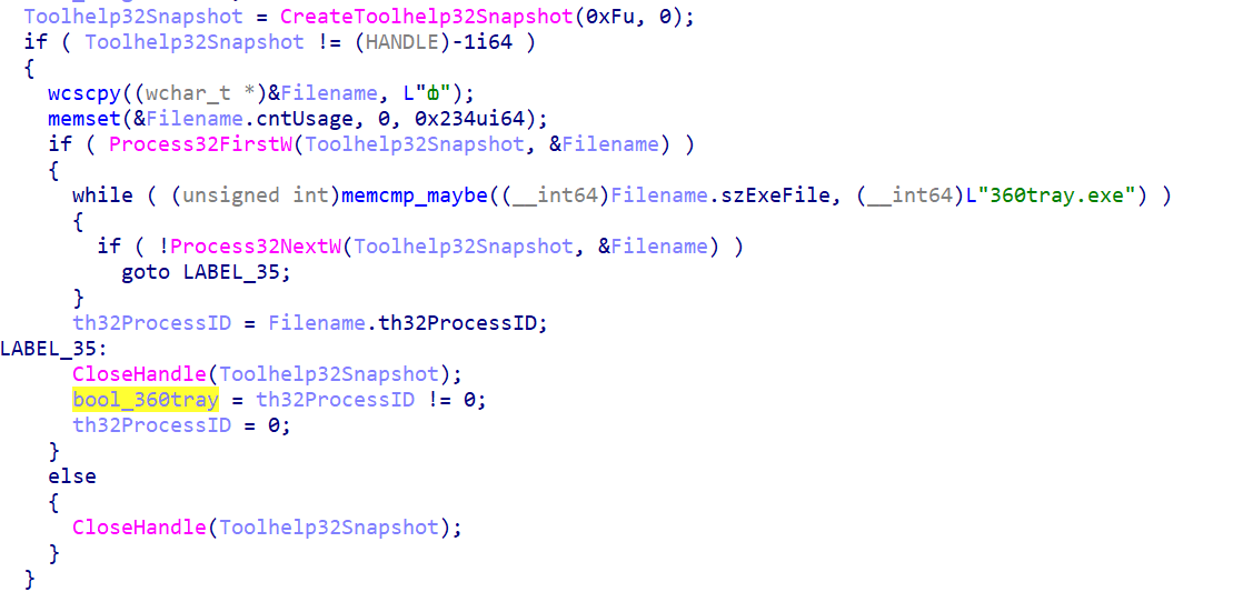 Belirli işlemleri tarar.