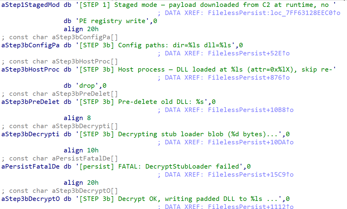 AI generated strings in the binary