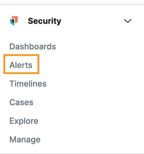 Viewing Security alerts