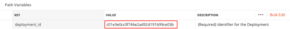 Details for the Get Deployment request Details for the Get Deployment request