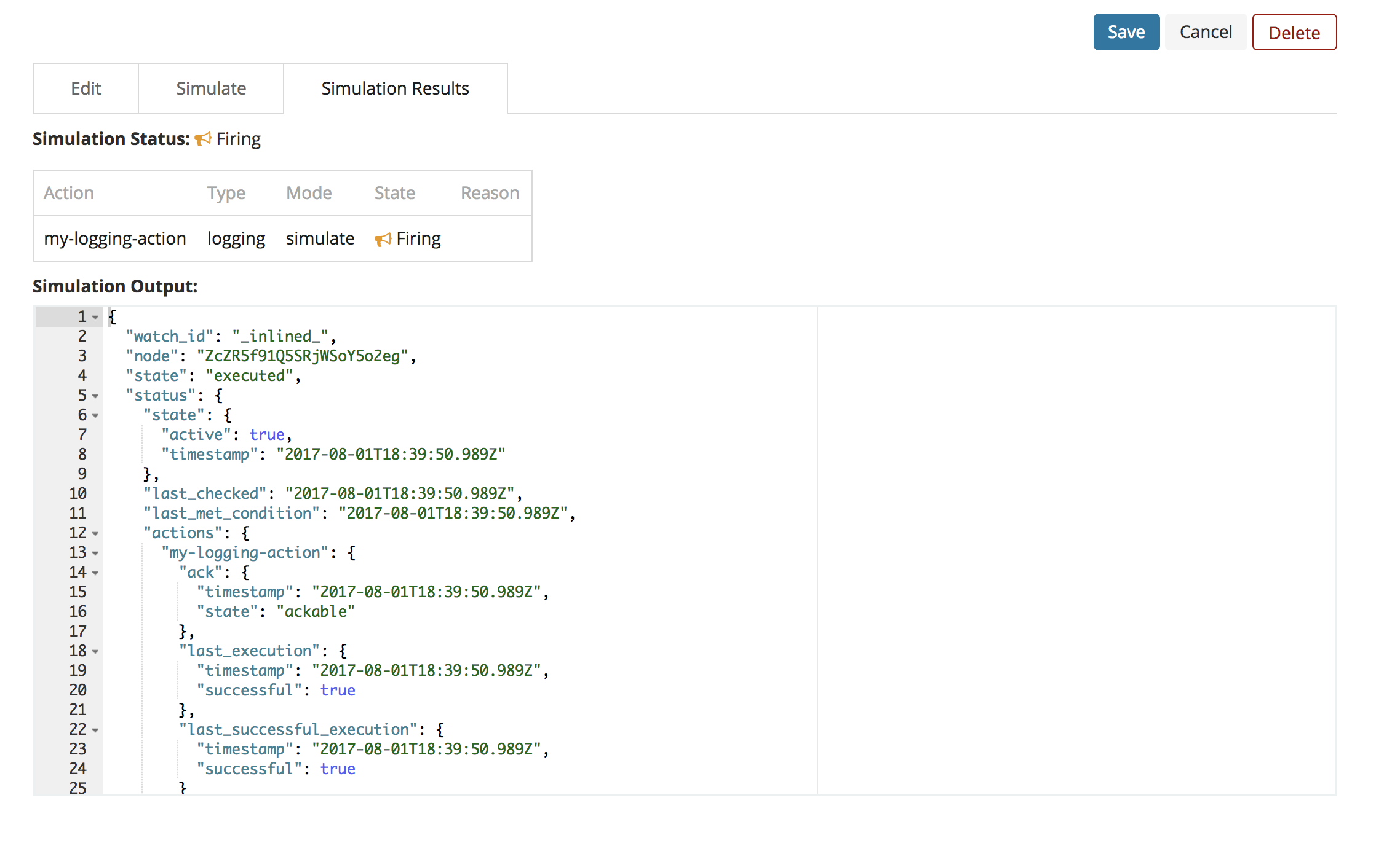 Simulated Advanced Watch